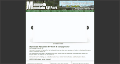 Desktop Screenshot of mammothrv.com